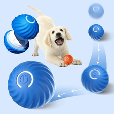 Smart Dog Toy Ball USB Electronic Interactive Pet ToyAutomatic Moving Bouncing