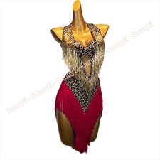 jz Handmade Women Samba Ballroom Swing Salsa Rumba Latin Dance Dress RHYTHM