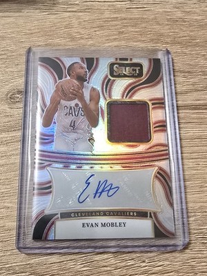 2024-25 Panini Select - Autograph Memorabilia Evan Mobley #AM-MOB /199 (AU, MEM)