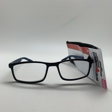 FG130 Foster Grant IRONMAN IM2002 BLUE 2.50 Men's Reading Glasses READERS W/CAS