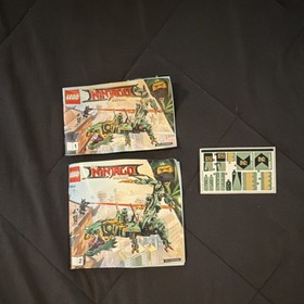 LEGO Ninjago Movie New Rare Green Ninja Mech Dragon Complete Set All Minifigs 