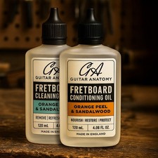 Guitar Anatomy Griffbrettreiniger, Conditioning Oil Set, komplette Griffbrettpflege
