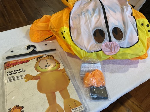 Garfield Inflatable Costume By Spirit Halloween Kids Child O/S Orange ...