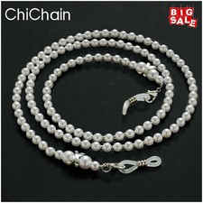 Pearl Beaded Sunglasses Chain Eyeglass Holder Lanyard Neck Cord Eyewear Accessor