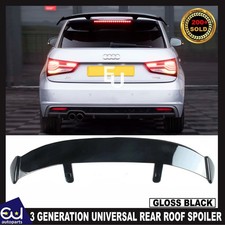 REAR ROOF TOP SPOILER FOR 3 GENERATION UNIVERSAL HATCHBACK MODEL GLOSS BLACK
