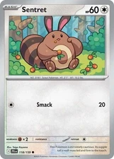 Sentret - 118/159 - Common - Reverse Holo - Near Mint