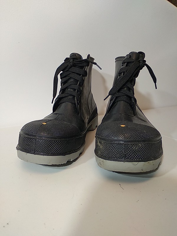 Black LaCROSSE STEEL TOE SHOES 12 Low-Cut Boots ANSI Z41 PT91 M I/75 C/75 USA