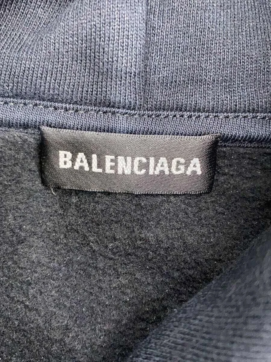 Parka in cotone con cappuccio BALENCIAGA BLK 558144