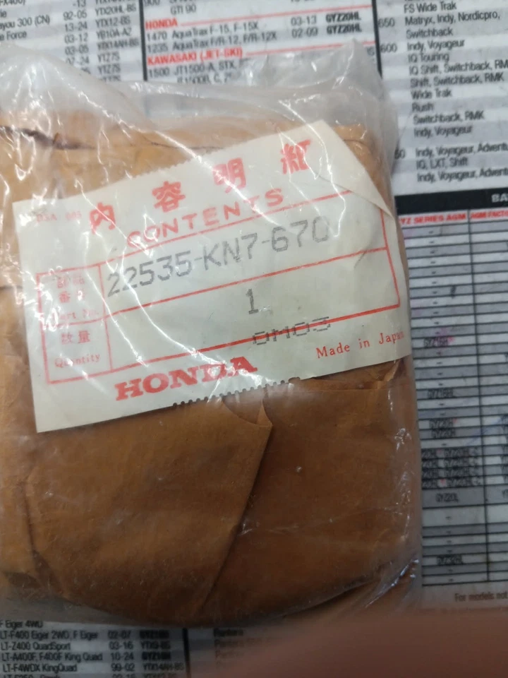 JUEGO DE PESAS DE EMBRAGUE NUEVO OEM 1985-87 HONDA ELITE CH150 CH125 22535-KN7-670 Foto 2 de 2