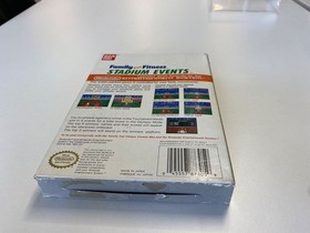 ULTRA RARE Stadium Events - Family Fun Fitness - NES Nintendo - PAL B (DE) CIB