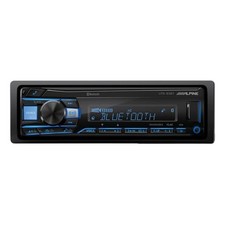 Alpine UTE-83BT Single-DIN Shallow Chassis Digital Media Receiver with Bluetooth