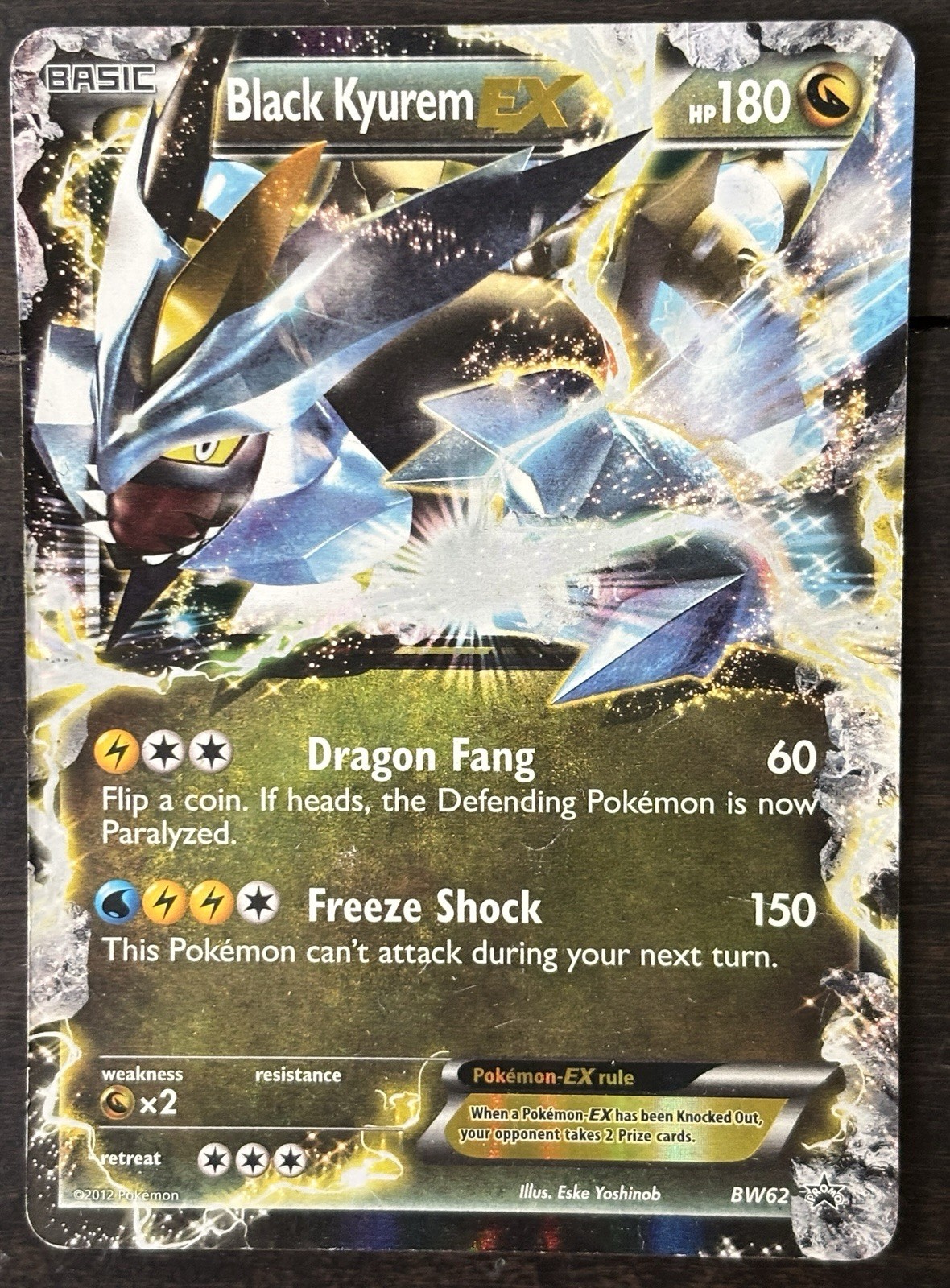 Black Kyurem EX BW62 Black & White Promos Holo
