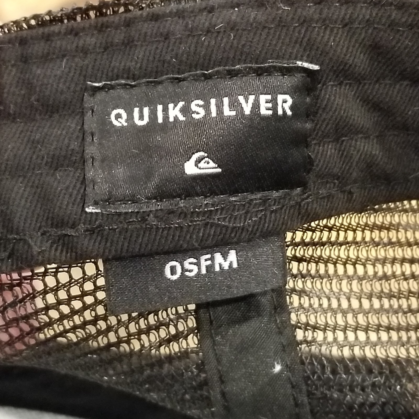 QuikSilver Hat Cap Snapback Patch Trucker Black F… - image 8