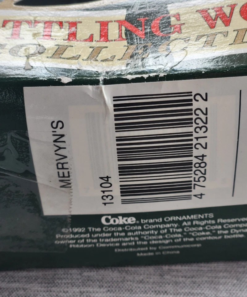 Coca Cola Trim-A-Tree Collection Ornament Bottling works - Image 2 of 4