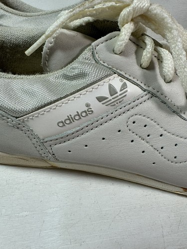 Vintage Adidas Fitnessstudio 70er 80er Jahre Made in France Gr. 8,5 grau weiß Leder selten HTF - Bild 7 von 14