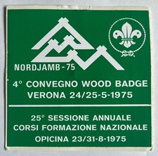 Scout CNGEI Adesivo Convegno Capi Opicina 1975 (Rif 0160)