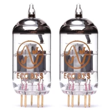 Pair of JJ ECC83 / 12AX7 Gold Pin Preamp Vacuum Tube