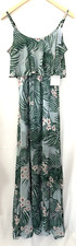 Show Me Your Mumu Maxi Dress Women's XXS Hanalei Dream Palm Floral Tropical
