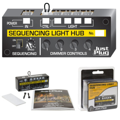 NEW Woodland Scenics JP5680 Just Plug - Sequencing Light Hub All Scales