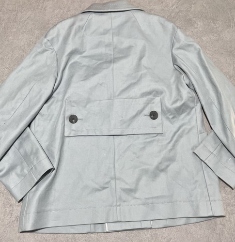 Comptoir des Cotonniers Medium Jacket Powder Blue Chore Style New With Tags - Picture 9 of 9