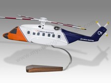Helicóptero de madera de escritorio Sikorsky S-92 Cargo Masters 1 nuevo modelo pequeña escala 1/72