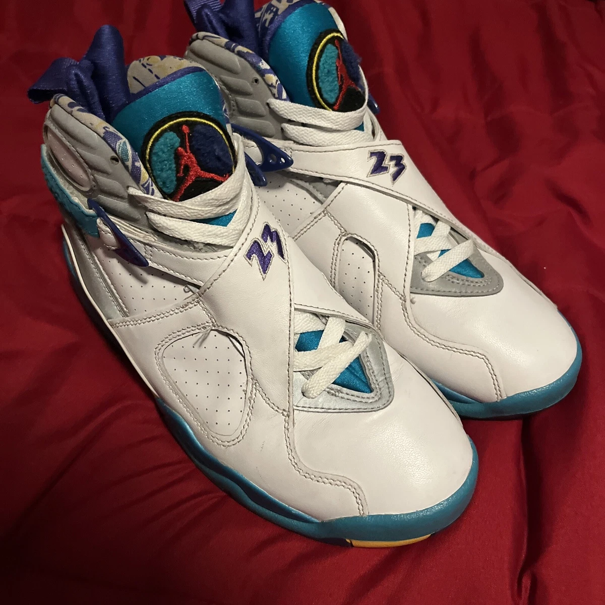 Jordan 8 Retro White Aqua 2019 W for sale | eBay