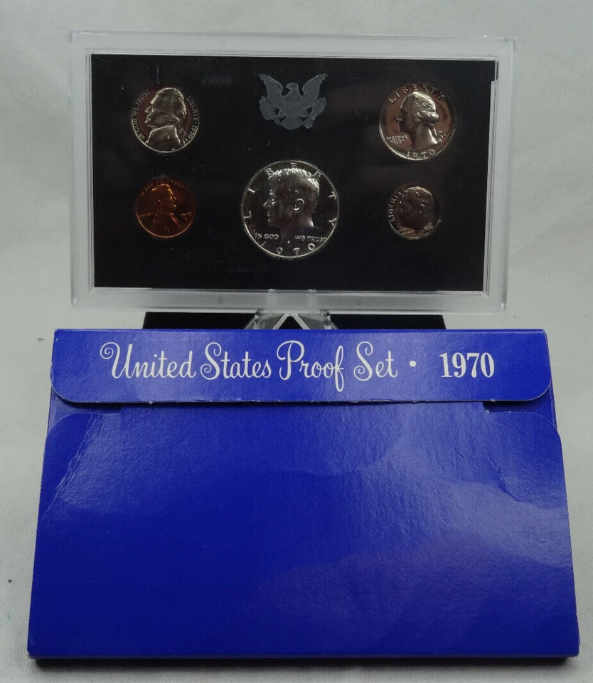 1970-1979 US Mint Proof Sets Lot of 10 Decade 57 Coins United States OGP - Image 2 of 4