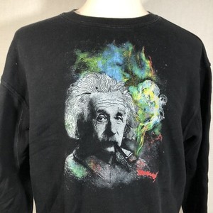 albert einstein smoking shirt