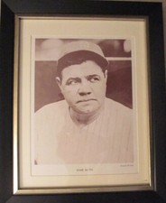 BABE RUTH 1963 Baseball Monthly Premium - MINT CONDITION - Free Framed & Matted