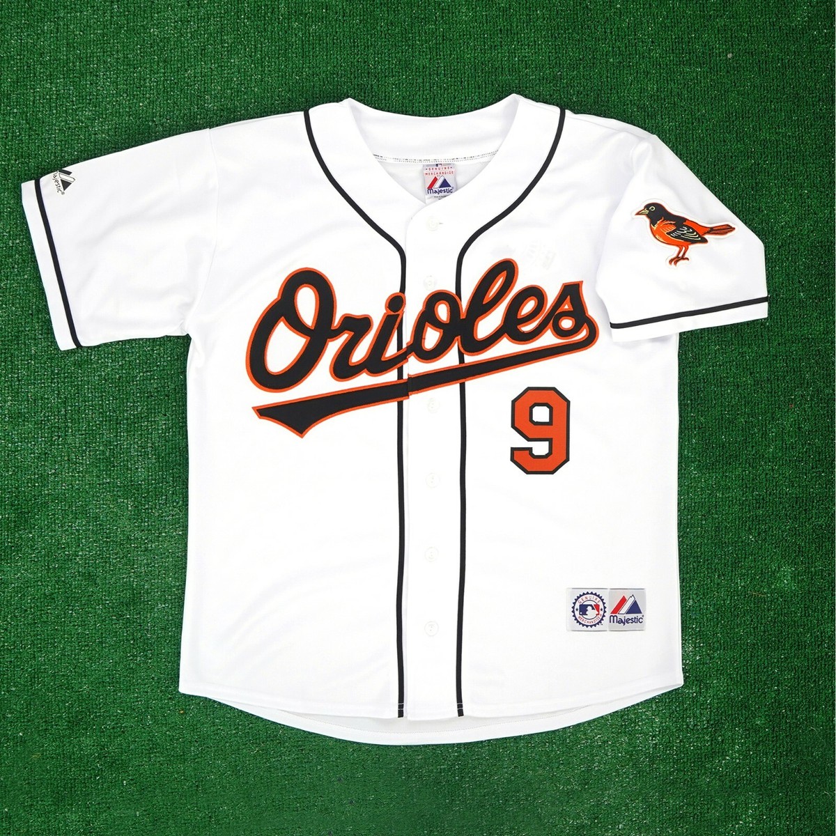 Brady Anderson Baltimore Orioles 1996 Home Men's White Jersey w/ Team Patch