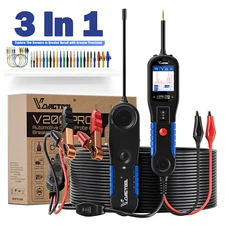 3 in 1 Automotive Power Circuit Probe Tester Wire Breake Finder with 30 Test Pin