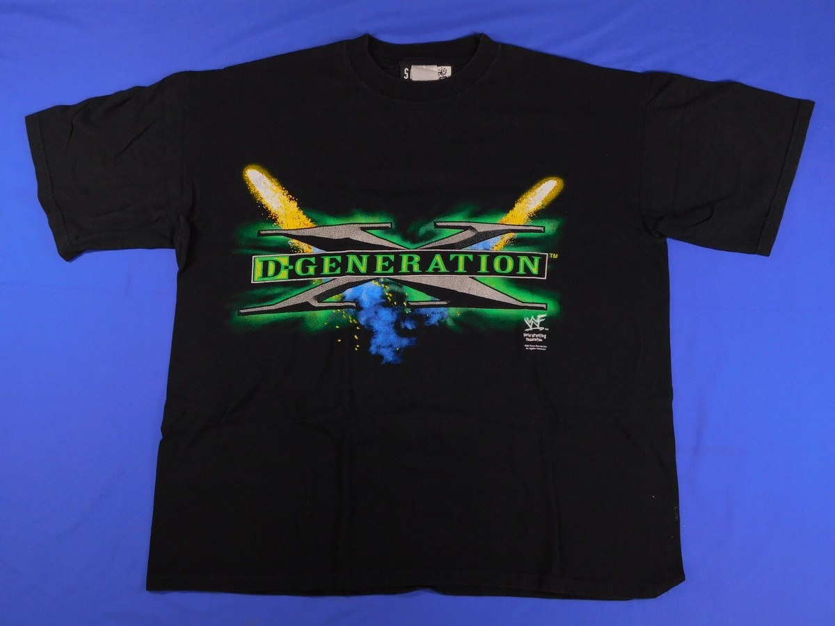 WWF D-GENERATION X VINTAGE SHIRT 1999 SIZE LARGE TRIPLE H CHYNA X