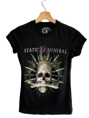 Static X ''Cannibal'' 2007 Tour t-shirt by Chaser 90's Metal  Rock Band Tee