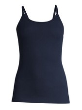 No Boundaries Juniors' Rib Cami Size S/CH 3-5 Color Blue Cove LOCTUB-87