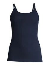 No Boundaries Juniors' Rib Cami Size S/CH 3-5 Color Blue Cove (LOCTUB-87)