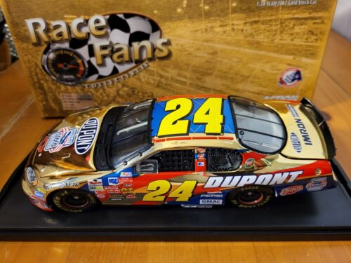 2003 Jeff Gordon #24 Dupont Wright Brothers 24K Gold Plated Race Fans Only 1:24 - Picture 1 of 8