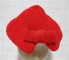 Vintage ORIG. Barbie Doll Mattel Red Flare SKIPPER~Original 1963 Velvet Hat-1901