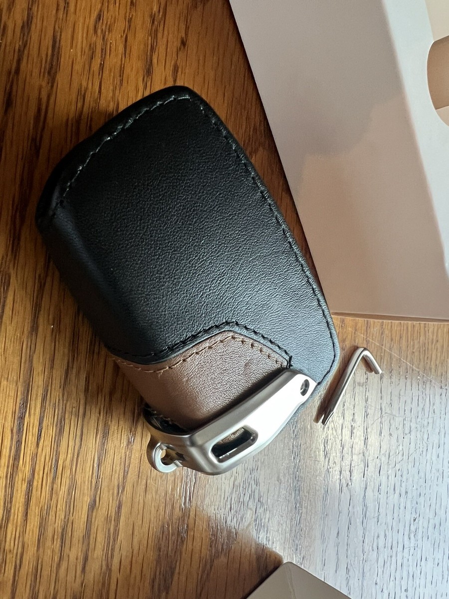 BMW Luxury Leather Key Fob Case. Black And Brown. 82292219917 | eBay