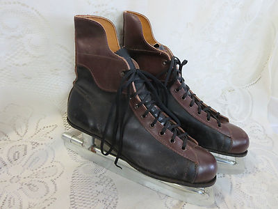 Vintage NHL Rules Committee Approved Leather Skates Mens 10  display picture 3