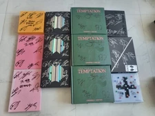 KPOP IDOL BOYS, GIRLS GROUP PROMO ALBUM Autographed ALL MEMBER Signed #0610