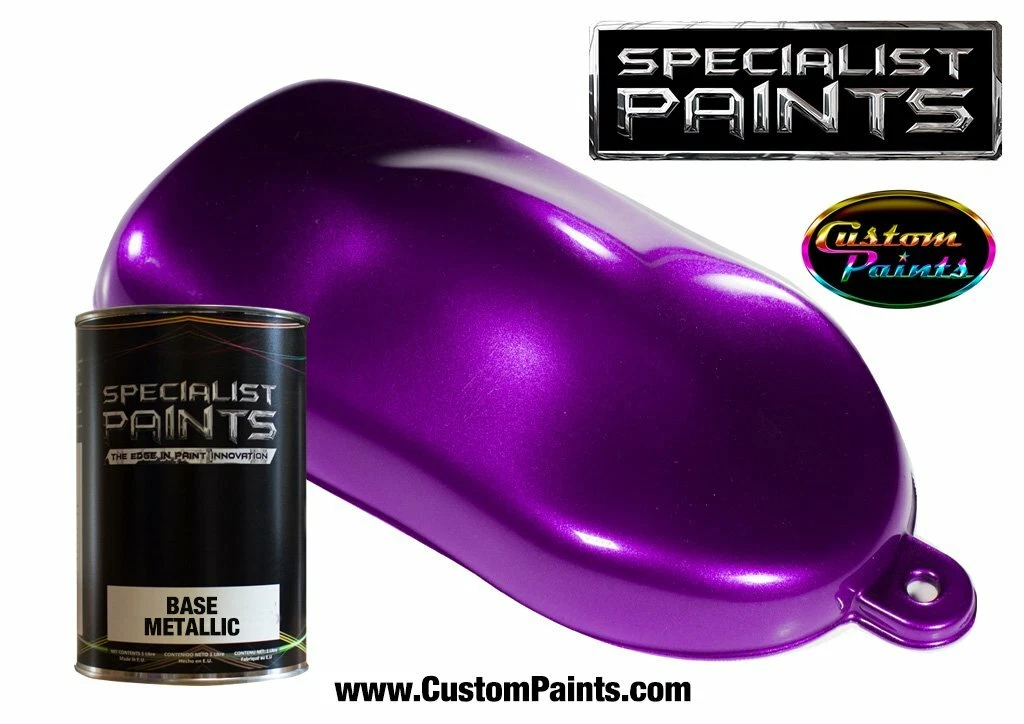 Pint of Base Metallic Purple Urethane Automotive Motorcycle