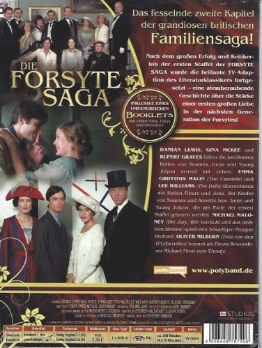 Die Forsyte Saga - Staffel Season 2 - (2 DVD) - Neu / OVP - Bild 2 von 2