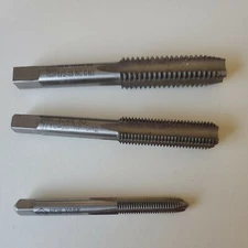 3 NEW YORK  pipe Tap/Die 3pc 1/2"-13ncgh2 - 7/16-20nfgh2 - 1/4-28nfh3