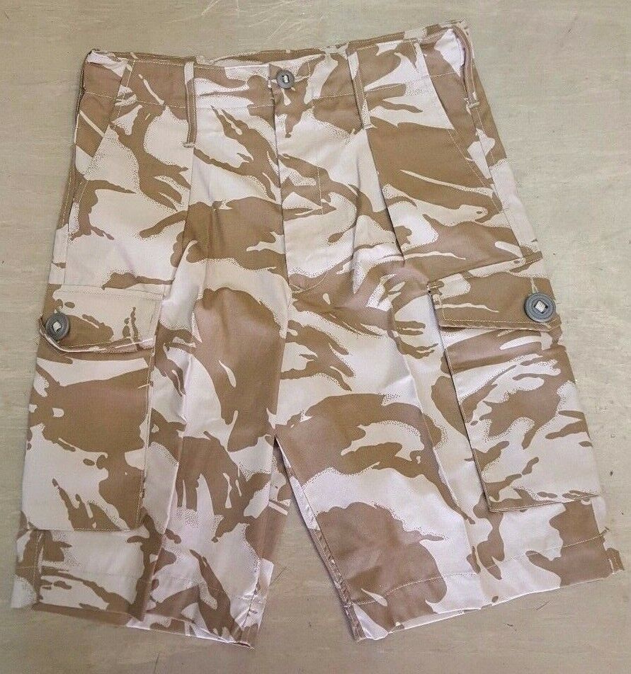 New Original British Army Issue DPM Desert Camo Shorts Various Sizes