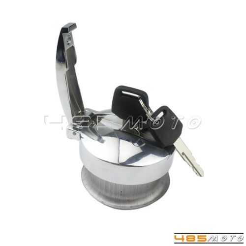 Flip-Up Gas Oil Fuel Petrol Tank Cap Cover Lock w/ Filler Neck For Honda - Bild 2 von 12