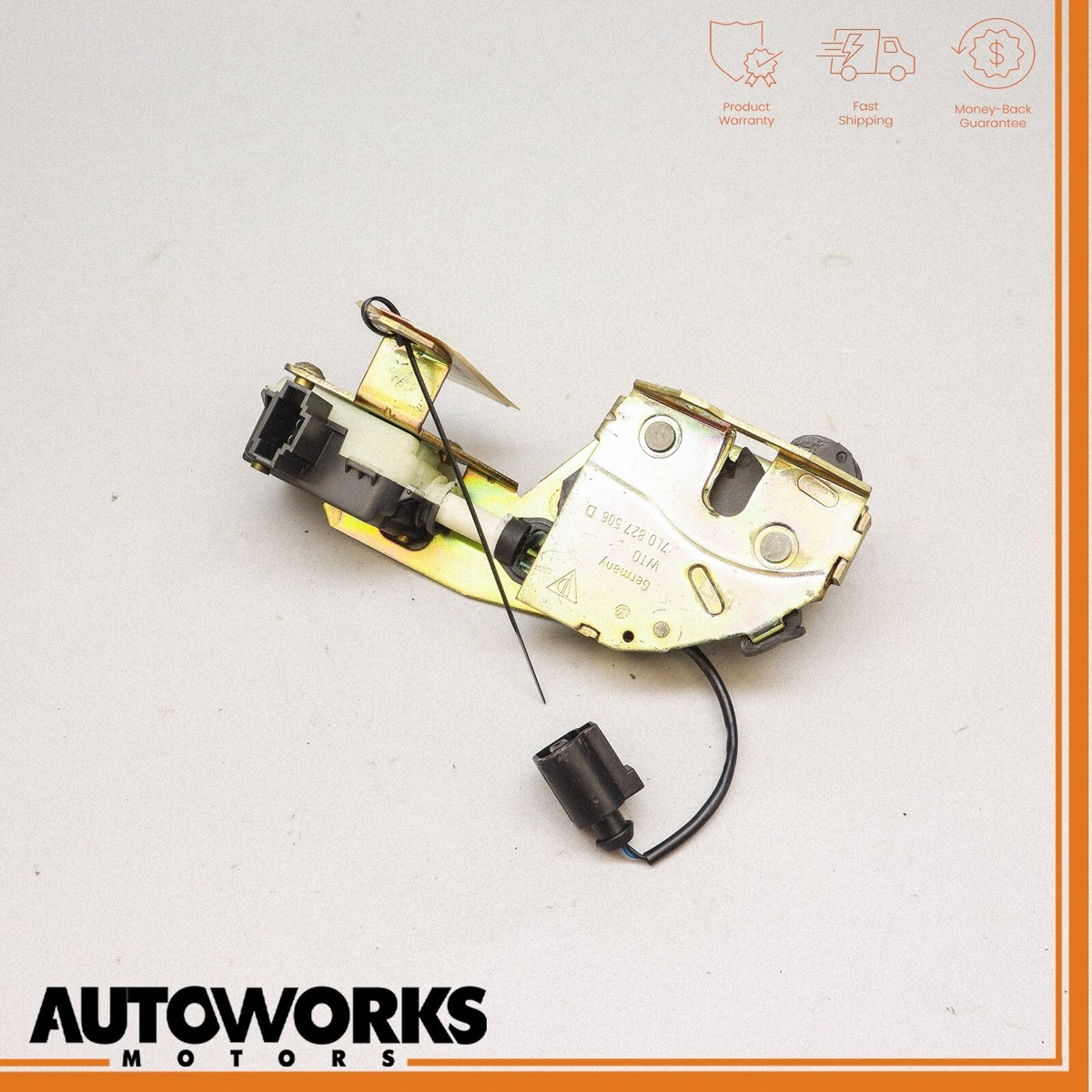 03-10 Porsche Cayenne 955 Rear Trunk Window Lid Tailgate Lock
