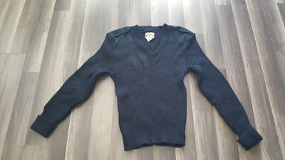 Brigade Quartermasters The Woolly Pully Men s Wool SZ 40 black Sweater