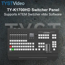 TYST TY-K1700HD Video Switcher Control Panel for BMD ATEM 1 M/E & vMix Software