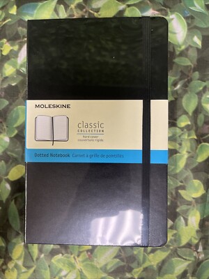 Moleskine Classic Notebook, Hard Cover, Large (5'' x 8.25'') Black, 240 Pages