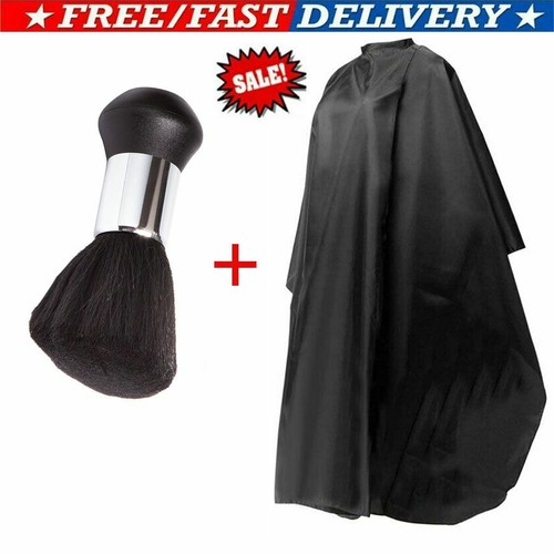 Salon Hair Cut Barber Cape Hairdressing Haircut Apron Cloth Brush Tool Plus Set - 第 1/12 張圖片